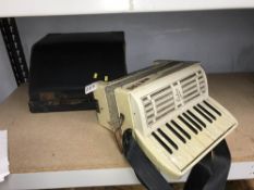 A Pietro accordion and case