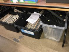Large collection of LPs and HiFi equipment