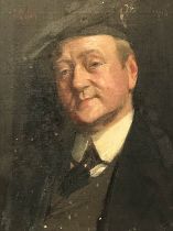 J.Quinn, oil, signed, dated 1913, 'Quarter length portrait of a Scottish Gentleman', 50 x 39cm