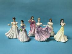 Six boxed various Royal Doulton figures