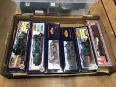 00' gauge model engines, five Bachmann and one other