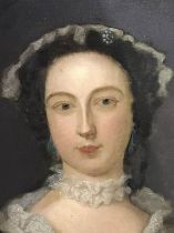 Victorian School, oil on panel, unsigned, 'Quarter length portrait of a lady', 35 x 30cm