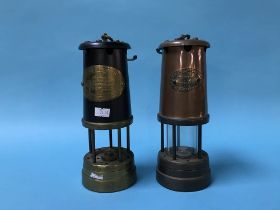 Two miners lamps