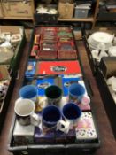 Die cast toys and Disney mugs