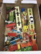 Assorted die cast and Tonka toys