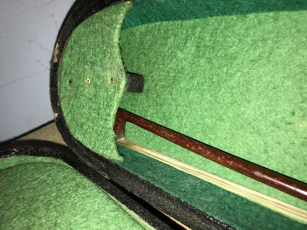 Violin and case etc - Image 5 of 8