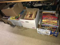 Various annuals and books