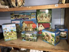 Quantity of boxed Sylvanian Family toys