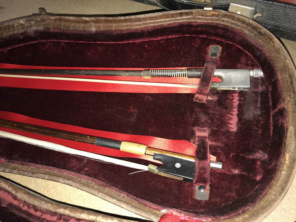 Violin and case etc - Image 6 of 8