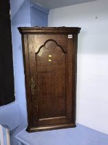 A 19th Century oak corner cabinet