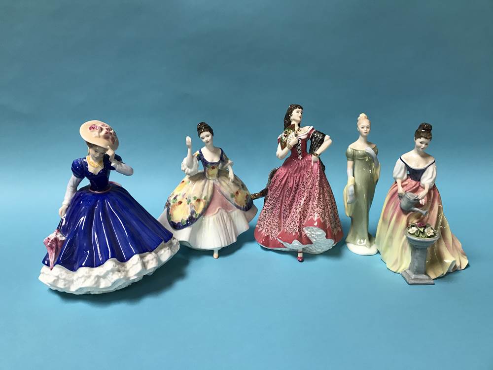 Five various Royal Doulton figures