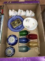 Shelley tea set, Maling plate etc