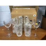 Boxed set of Royal Doulton glasses