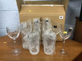 Boxed set of Royal Doulton glasses