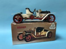 A boxed Mamod steam roadster