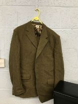 A tweed two piece suit