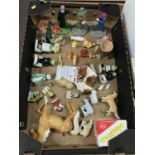 Assorted figures, Wade, Beswick etc