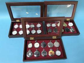 Collection of modern pocket watches
