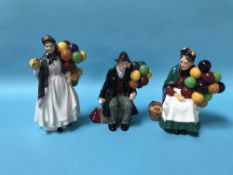 Three Royal Doulton figures