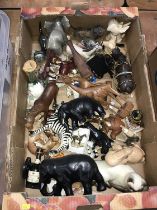 Various animal figures, including Sylvac, Beswick etc