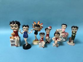Eight Wade 'Betty Boop' figurines