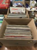 LPs including Mick Ronson, Hall and Oates, Classix Nouveau, Led Zeppelin etc
