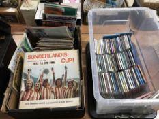Quantity of SAFC programmes and a box of CDs
