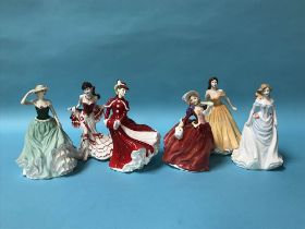 Six Royal Doulton figurines