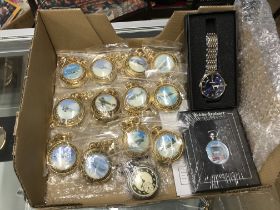 Collection of modern pocket watches