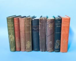 The Langs' Fairy Books by Andrew Lang, including first editions for 'The Pink Fairy', 1897 and '