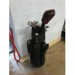 Set of golf clubs