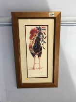 Print by Mary Ann Rogers, limited edition 106/500, 'Cocktail', signed, 33 x 13cm