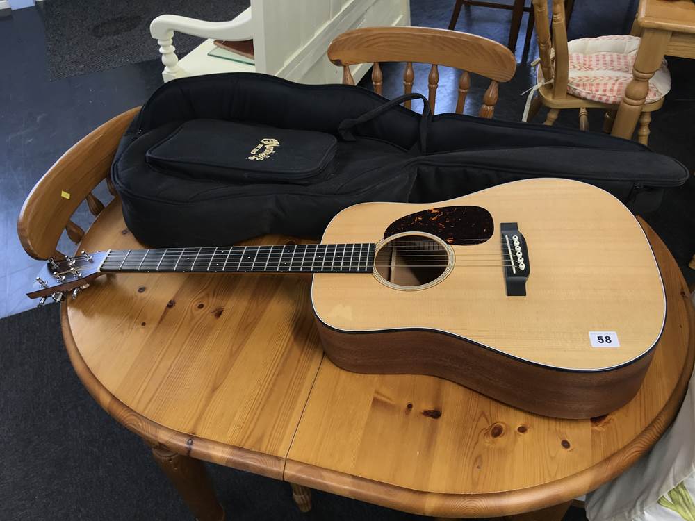 A Martin and Co. Dreadnought Junior guitar and soft case - Image 6 of 7