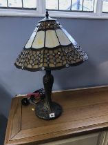 A Tiffany style table lamp