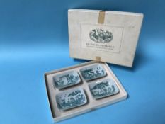 A boxed Bjorn Wiinblad set of four dishes