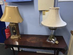 Two decorative table lamps