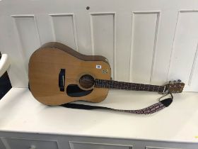 A Fender model F-35 acoustic guitar