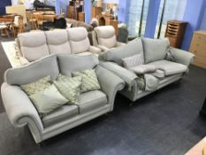 A Classic two seater settee and a Classic three seater settee
