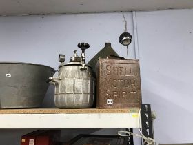 Pressure cooker, oil lamp etc.