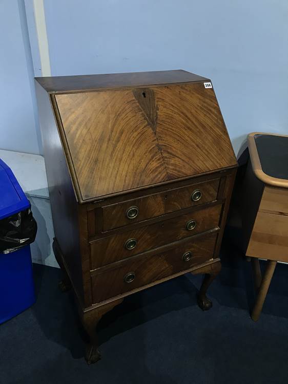 A walnut bureau