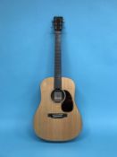A Martin and Co. Dreadnought Junior guitar and soft case