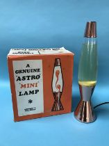 A Crestworth Limited of Poole, 'Astro' 'Mini' lamp, with original box