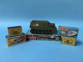 Assorted boxed die cast, Dinky Lesney and Corgi, including Corgi, number 353, Shado 2 Mobile