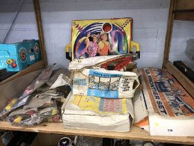 Assorted vintage toys and games