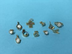 Opal earrings, pendants etc.