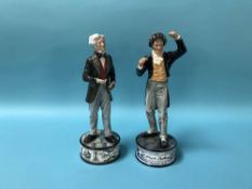 Two boxed Royal Doulton figures, 'The Pioneers Collection', 'Michael Faraday' and 'Ludwig Von