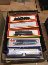 Three Hornby and two Lima boxed '00' gauge engines