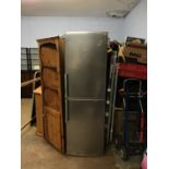 Bosch silver fridge freezer
