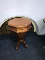 Octagonal work box