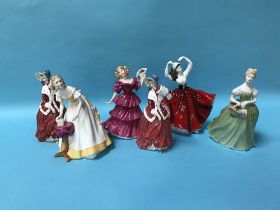 Six Royal Doulton figurines